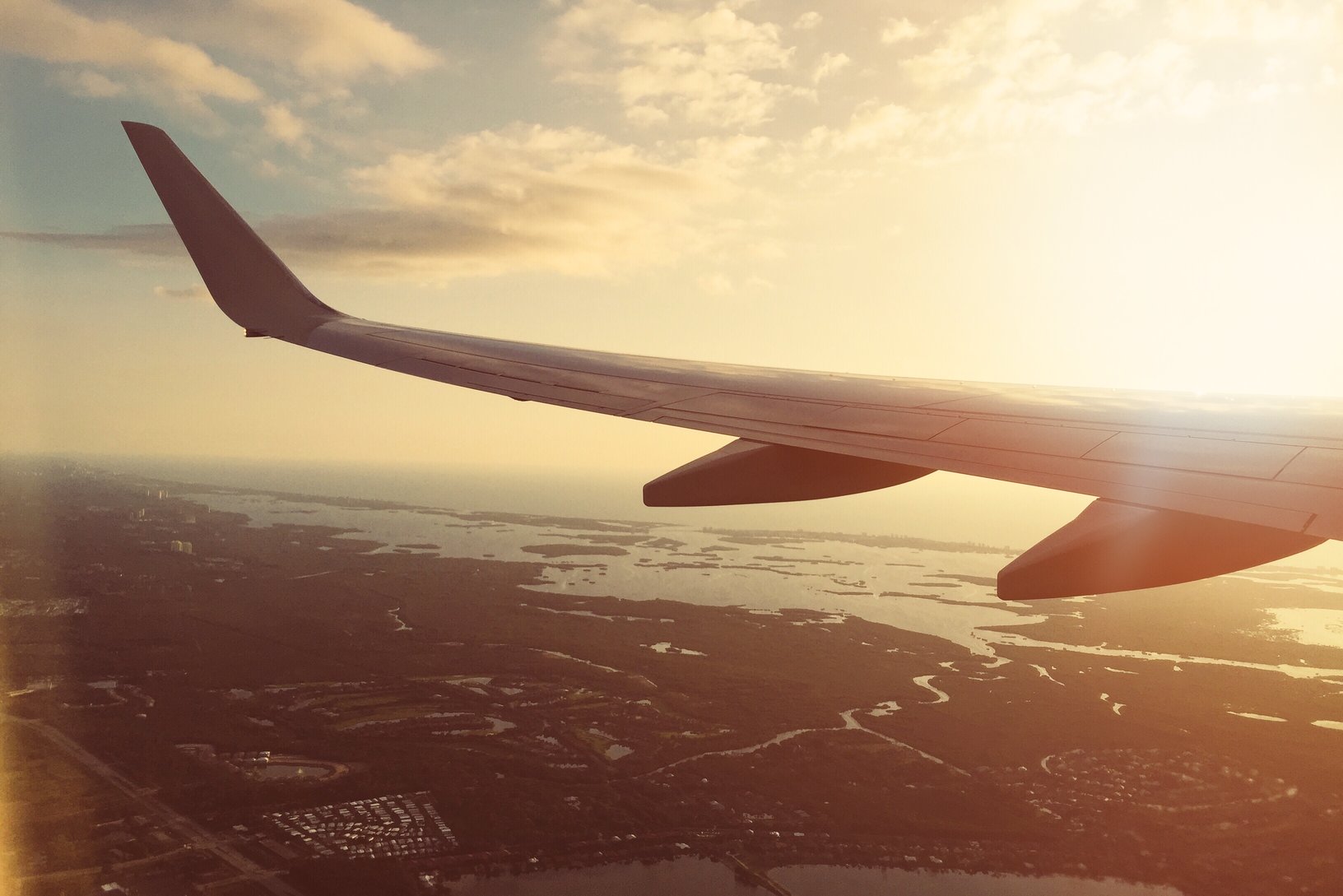 Photo of an Air Plane Wing